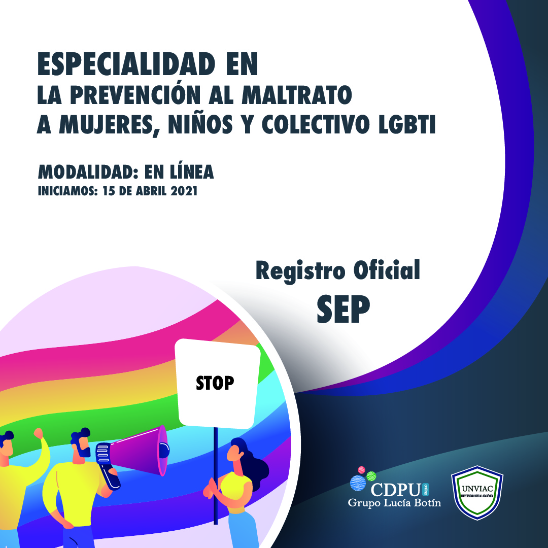 La prevención al maltrato a mujeres, niños y colectivo LGBTI.